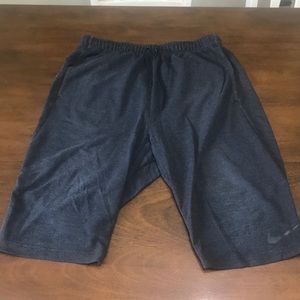 Men’s Nike Dri Fit Shorts - Large Long